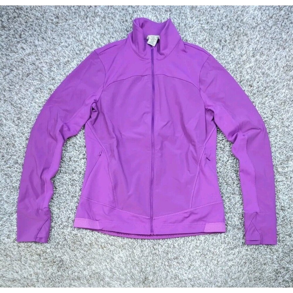 Duluth Trading Jacket Womens Small Purple Avant Garden Full Zip Stretch Outdoors